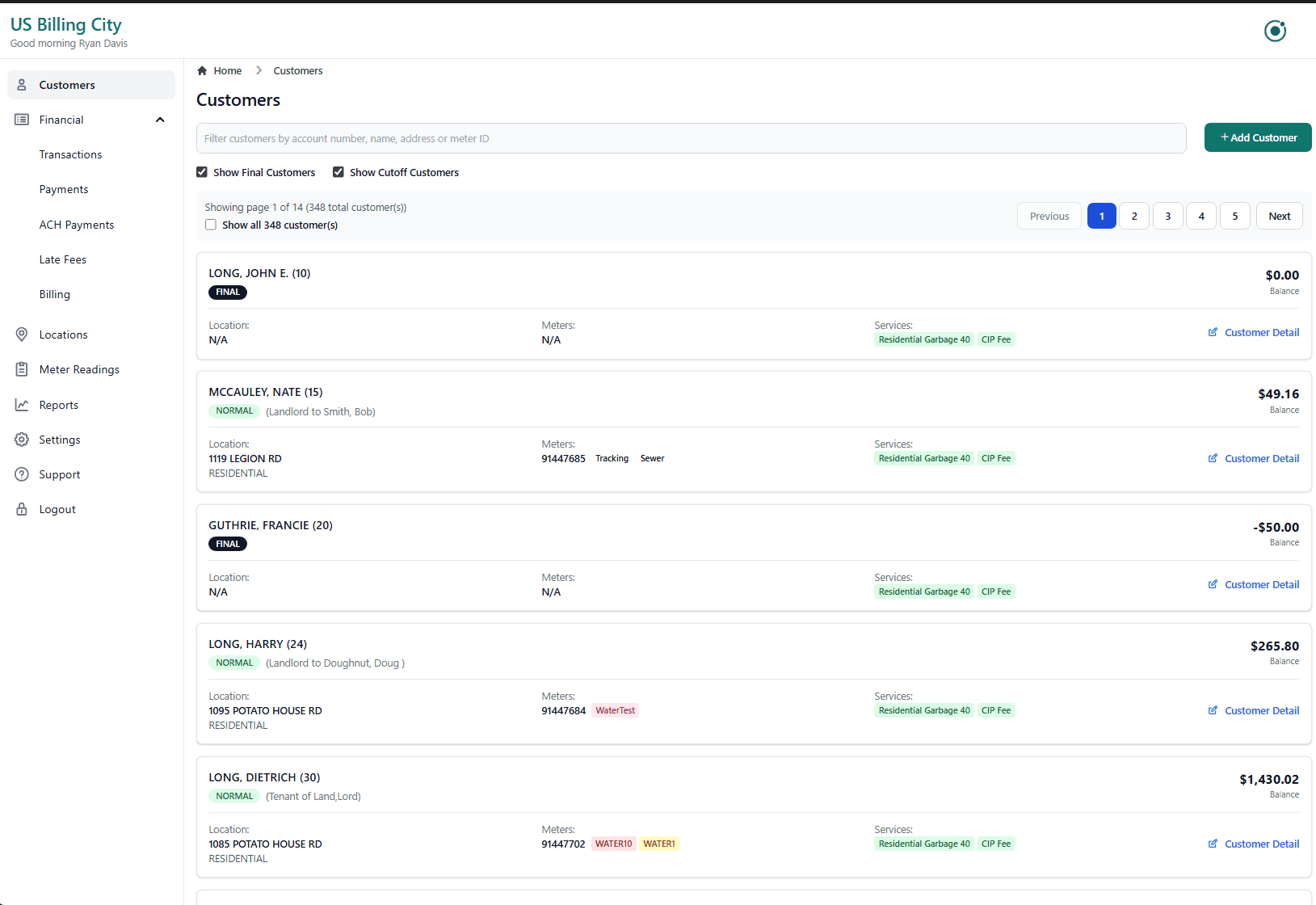 USBilling utility billing platform