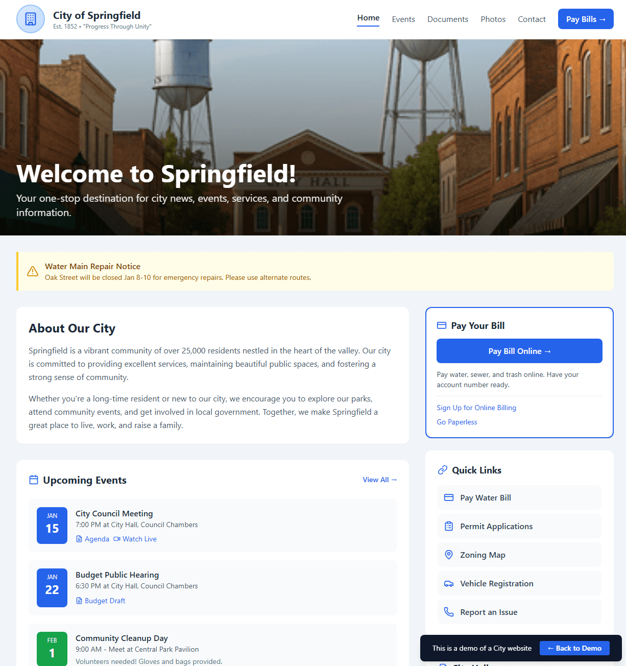 USPages website platform